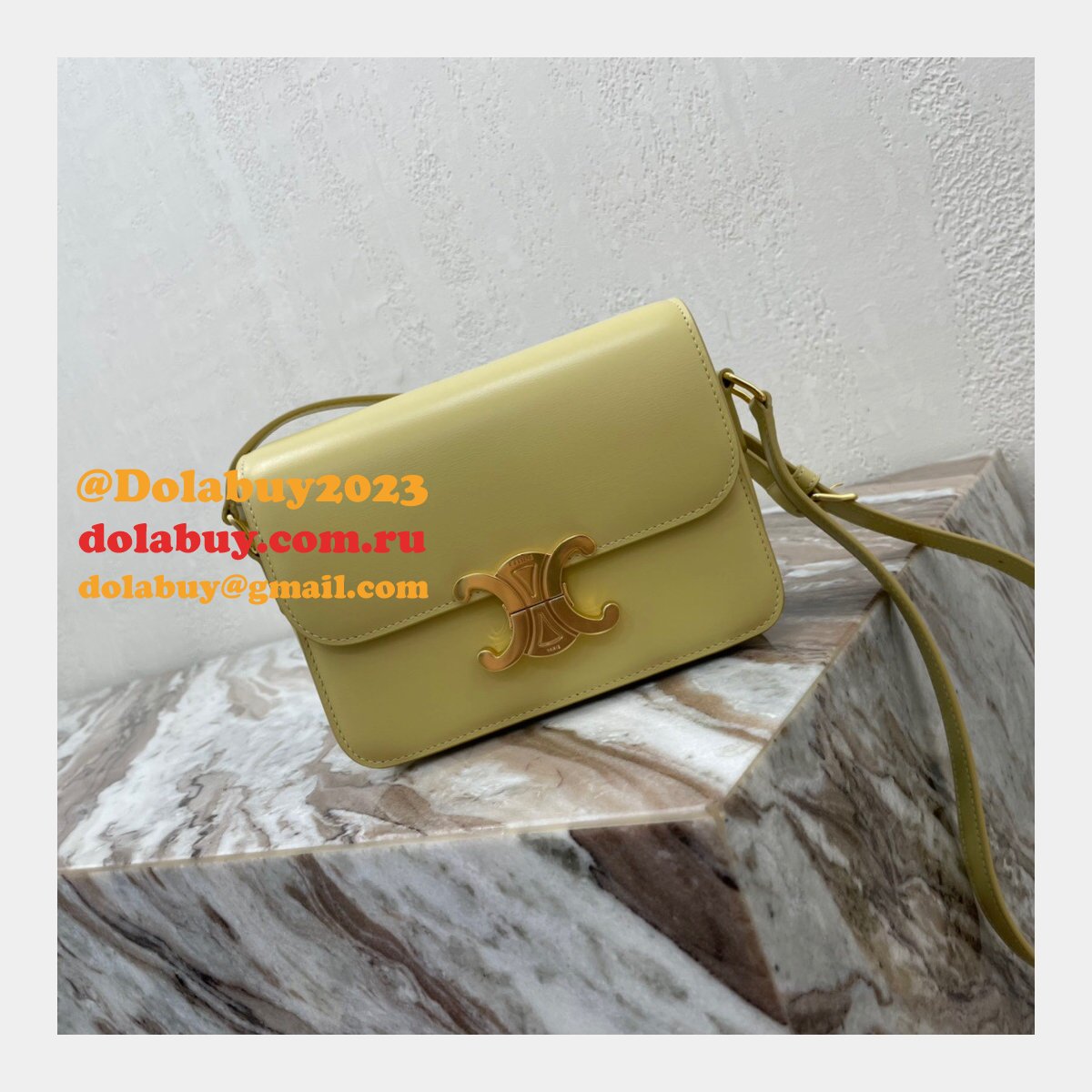 Celine Replica Knock Off Triomphe Micro Luggage 18.5 cm Handbags