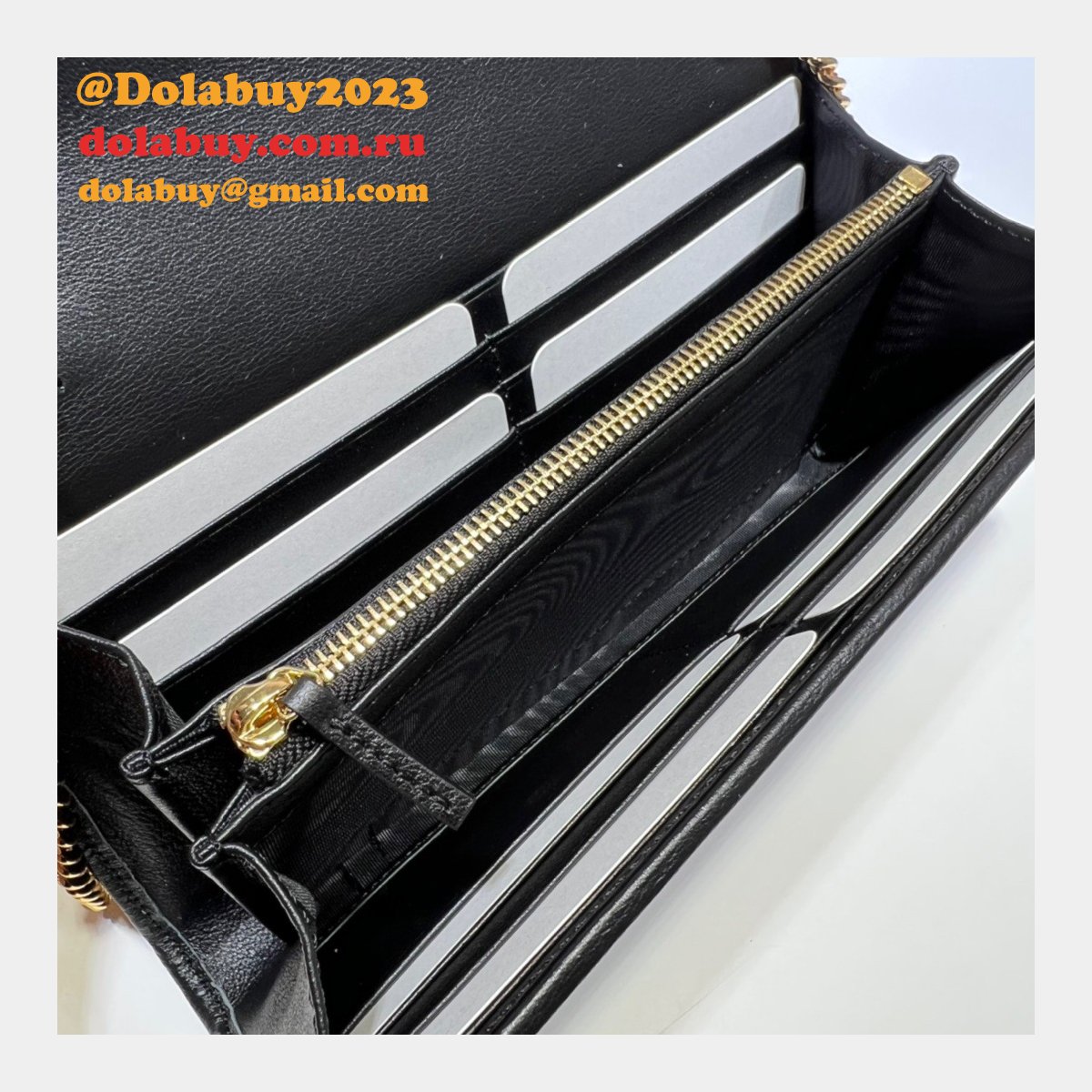 Gucci Replica Clutches Blondie 725215 Continental Chain Wallet