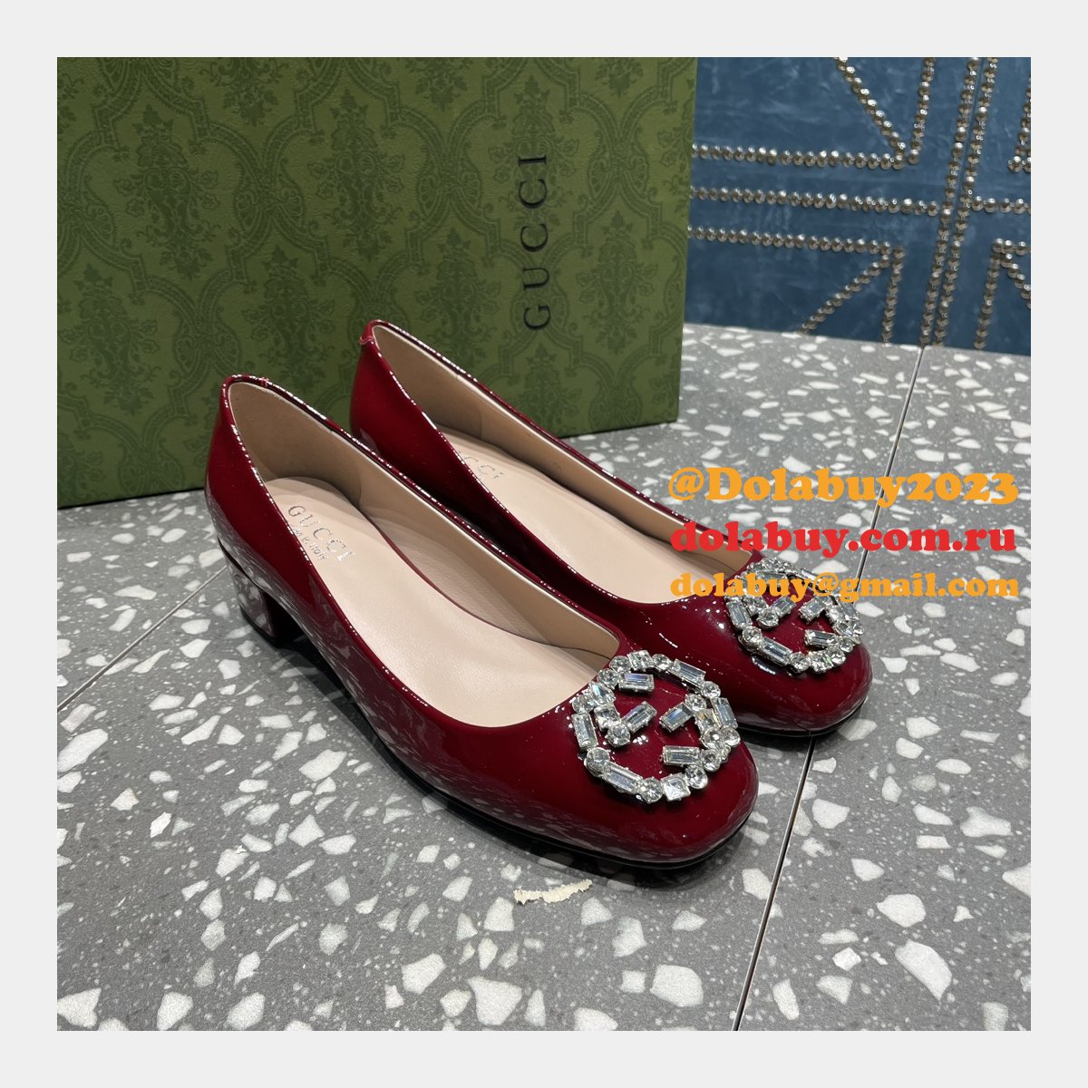 Luxury 1:1 Gucci Classic For Women Replica Shoes