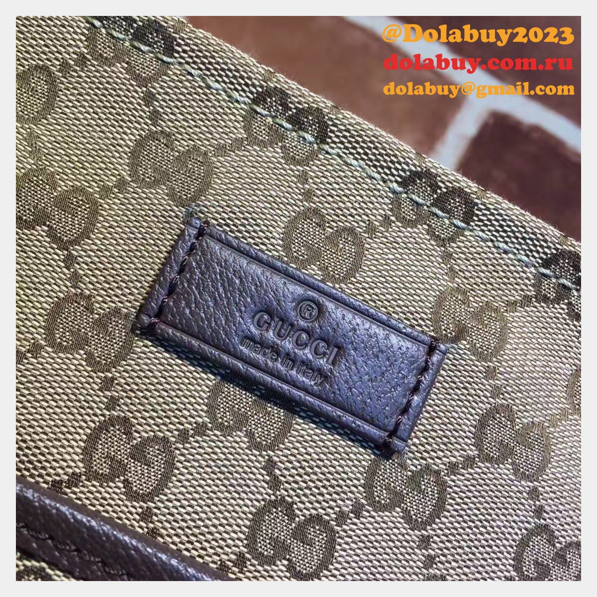 7 Star Gucci Cheap Crossbody 189751 Gg Canvas Messenger Bag