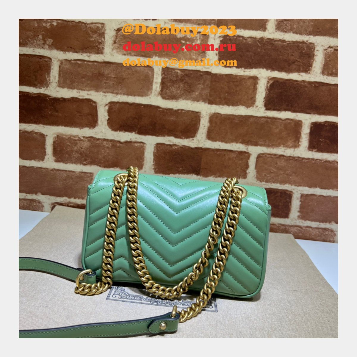 Perfect Gucci GG Marmont 446744 Replica Handbags
