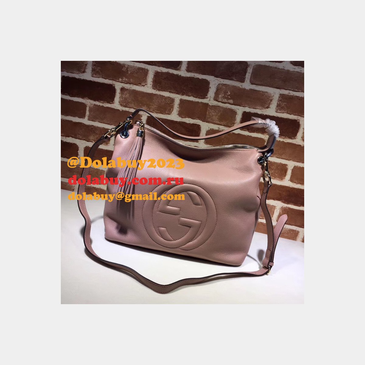 Replica Gucci Luxury Shoulder Soho Leather Hobo 408825 Bag
